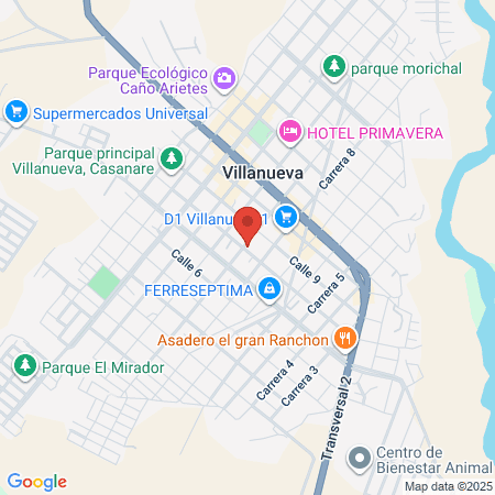 Saints Villanueva map