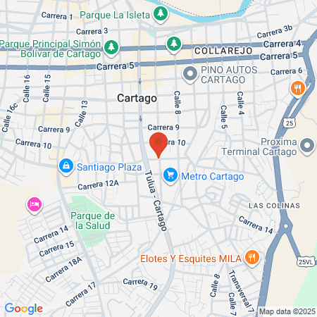 Morumbi Cartago map