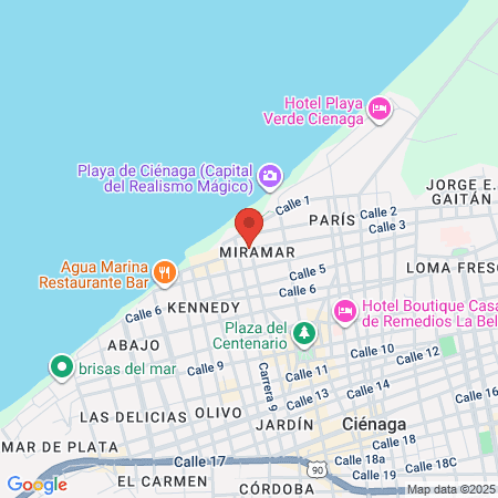 Centro De Salud Miramar map