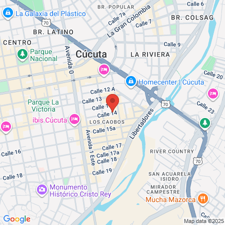 Luis Carlos Becerra Andrade map