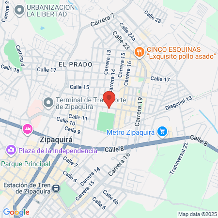 Salud Total Vs Zipaquirá map