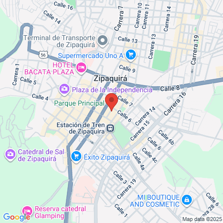 Pies Sanos Zipaquirá map