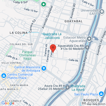 Johana Velasquez Alisados map