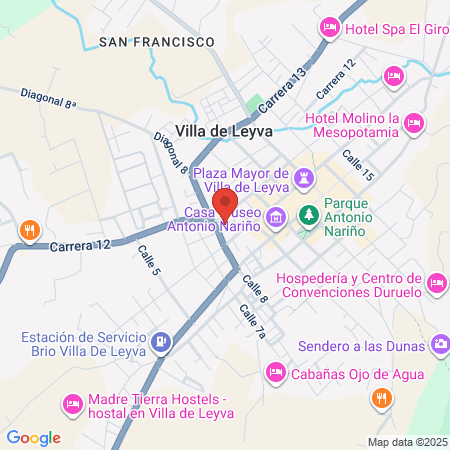 Hotel Boutique La Carreta map