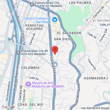 Smart Workout Medellín map