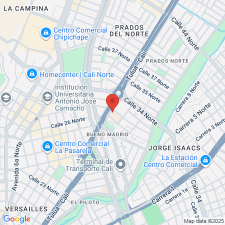 Doctor At Your Home In Cali map