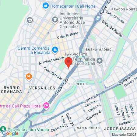 Dr Oscar Diaz Internista map