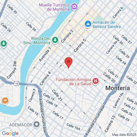Clínica Montería map