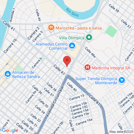 Unidad Cardiologica Del Sinú map