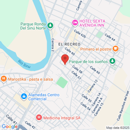 Dra Karina Alvarez C map