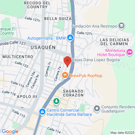 Asociación Colombiana De Endodoncia Ace map
