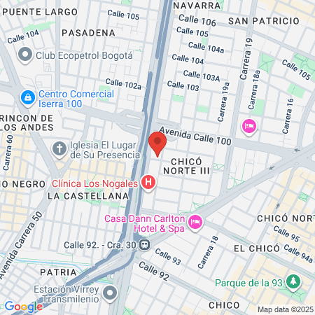 Doctora Diana Rincon map