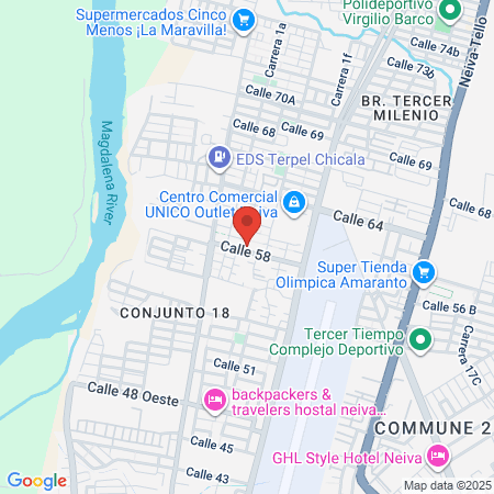 Salon De Belleza Y Barberia Con Estilo map