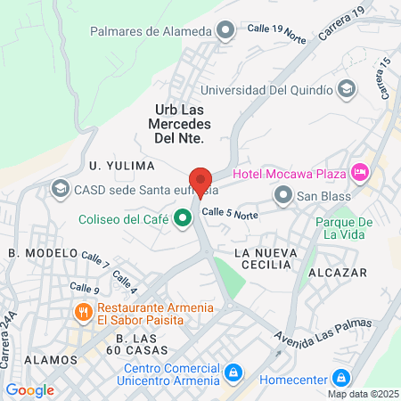 Dr Juan Pablo Mejia Sierra map