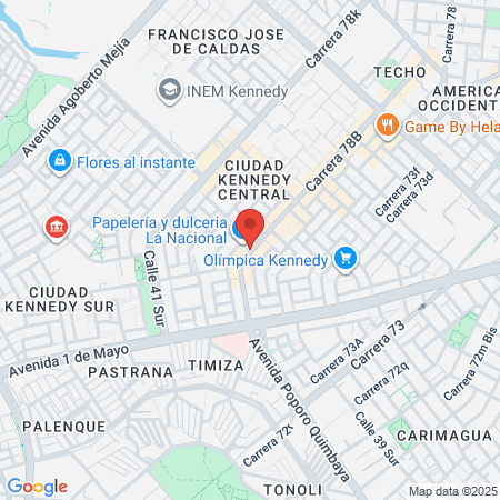 Barbería El Dolar map