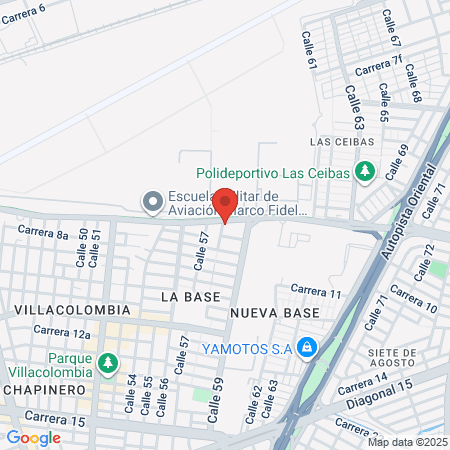 Clinica Trauma Oriente map