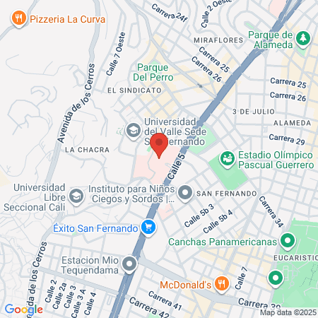 Cirugía Plástica Huv map