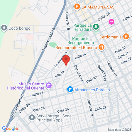 Diana Rojas Estetica map