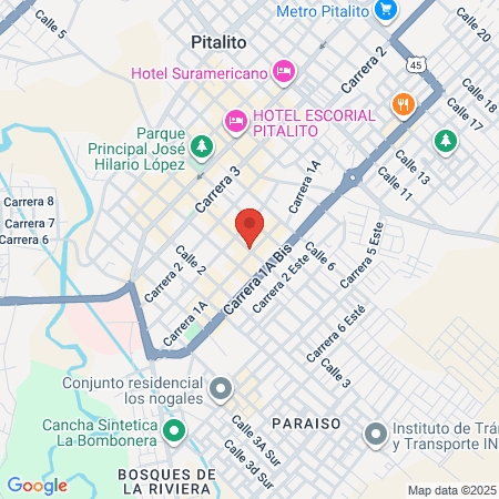 Consultorio De Ecografía Y Radiología Dra Lady Ramirez En Pitalito map