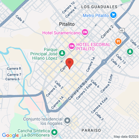 Panorax Radiología Oral Pitalito map