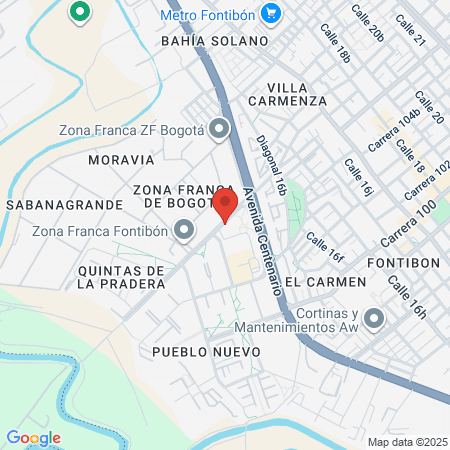 Fontibon Hopital Zone map