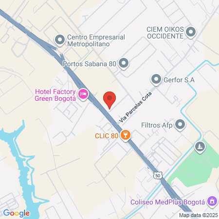 Centro Hospitalario La Teleton Bogota Dc map