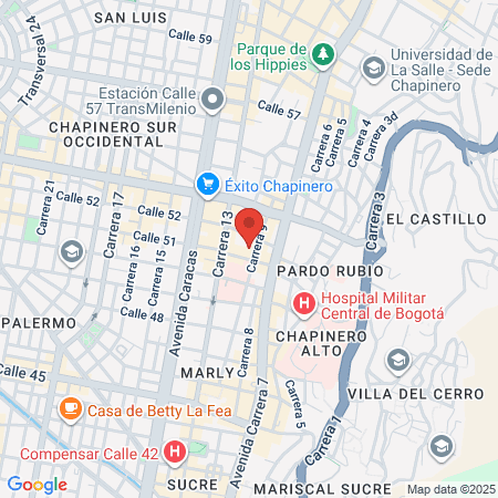 Universidad San Jose map