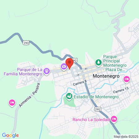 Barberia America En Corte Montenegro map