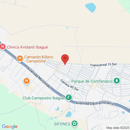 ‍ Piscina Municipal De Icononzo map