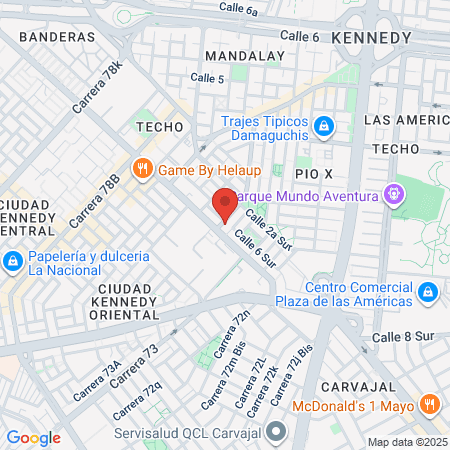 Clínica Veterinaria Mascotas Club map