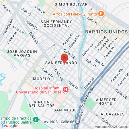 Médico Veterinario Juan Andrés Mantilla map