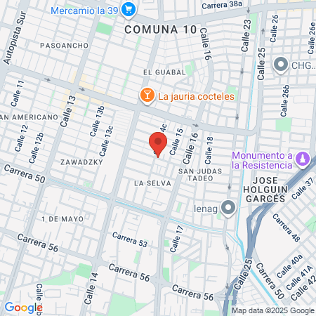 Wilsa Centro Terapeutico map