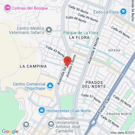 Vanity Clinical Spa map