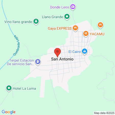 Crucero Vereda Canoas map