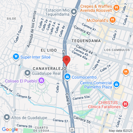 Blue Capilar | Peluquería En Cali Alisados Y Terapias Capilares map