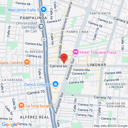 Cabeleireiro Cali Norte map