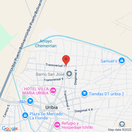 Hospital Nuestra Señora Del Pilar map