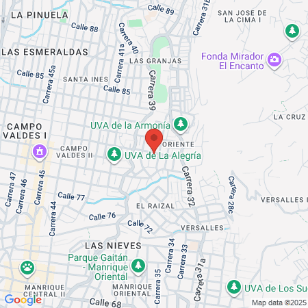 Massage Medellin At Home map