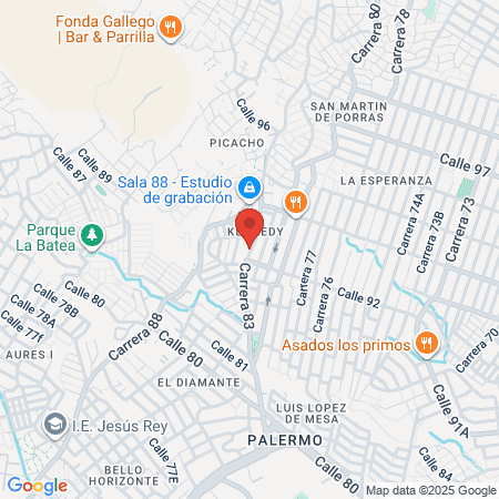 Gio Spa Medellin map