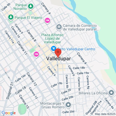 Oficina Colmédica Valledupar map