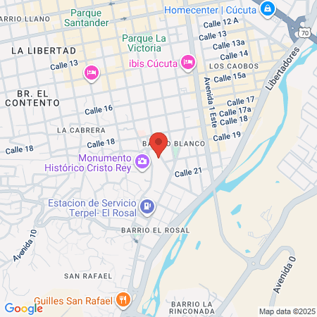 Dra Daniela Robledo map