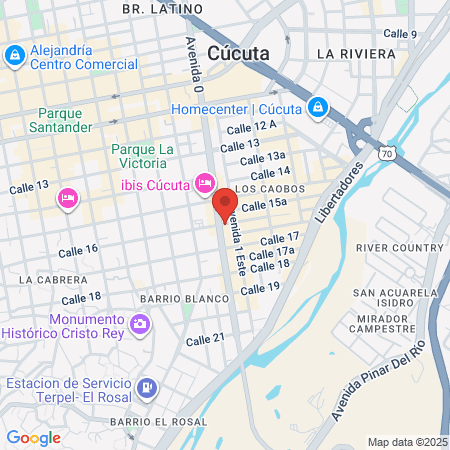 Dra Martha Florez Nuncira map