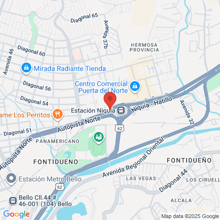 Agroccidente Sopetrán map