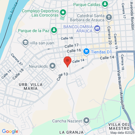 Polideportivo De Arauca map