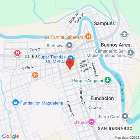 Odontopediatra Sindy Lugo map