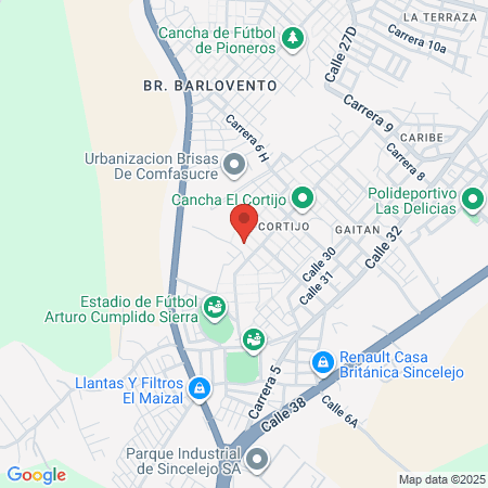 Clinica Veterinaria Pecas map