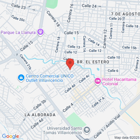 Sirenas Spa Villavicencio map
