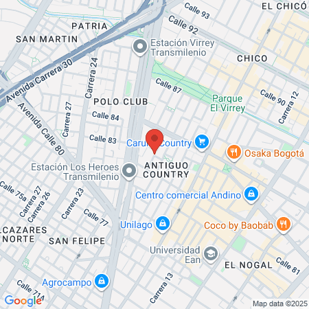 Unidad Colombiana Corazón Sin Fronteras map