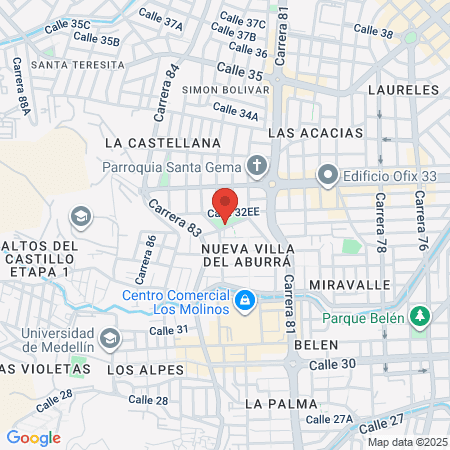 Gimnasio Inder Nueva Villa De Aburra map