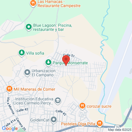 Zọna Urbana Barberia map